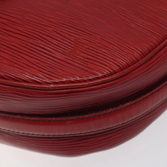 LOUIS VUITTON Epi Jeune Fille MM Shoulder Bag Red M52157 LV Auth 120142 - Picture 5 of 16